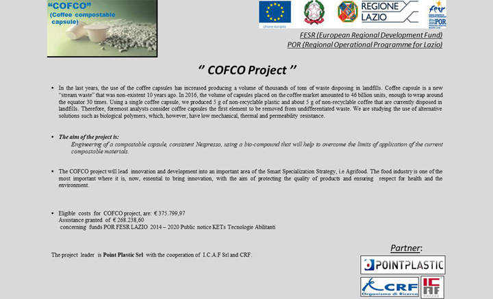 COFCO PROJECT – September 2018
