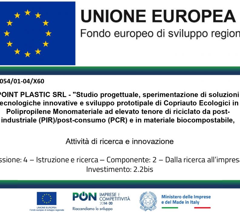 PROGETTO CEMP POINT PLASTIC S.R.L.
